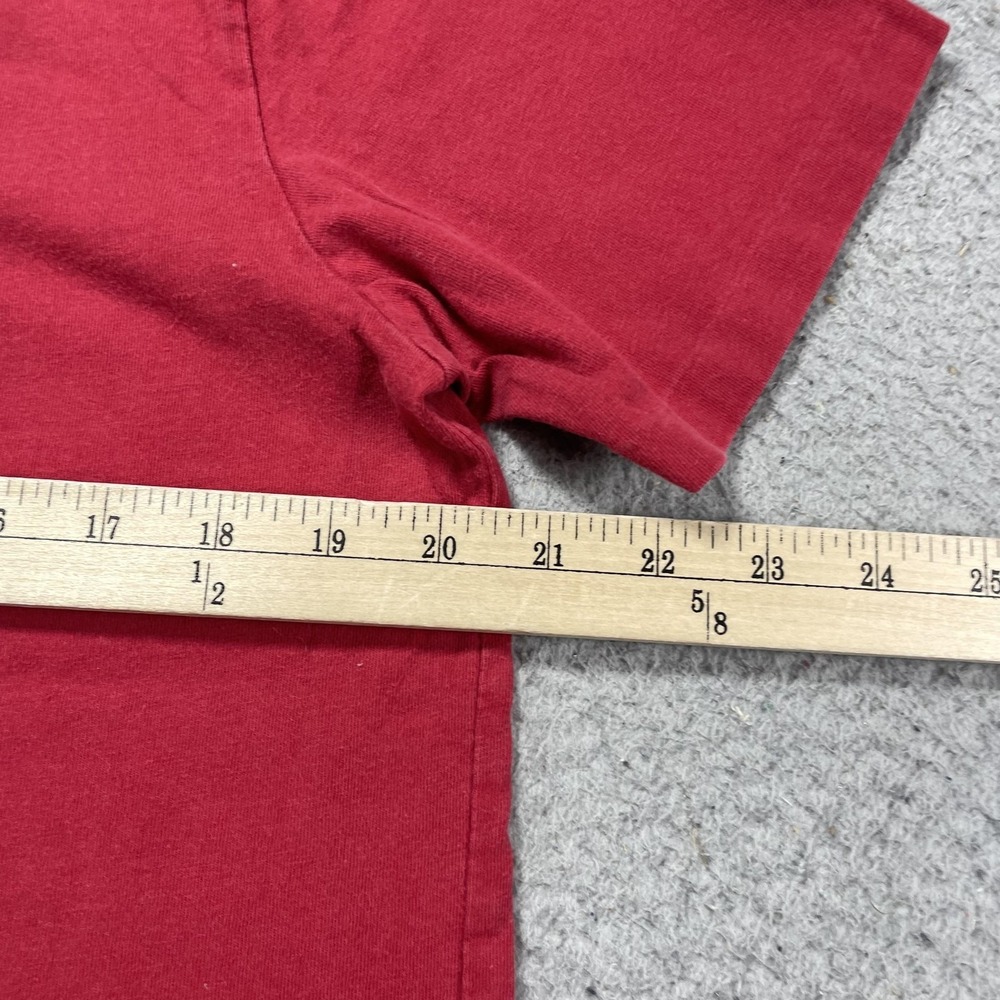 Abercrombie & Fitch T Shirt Womens XL Red Small Logo Graphic Tee Cotton VTG - Picture 7 of 9